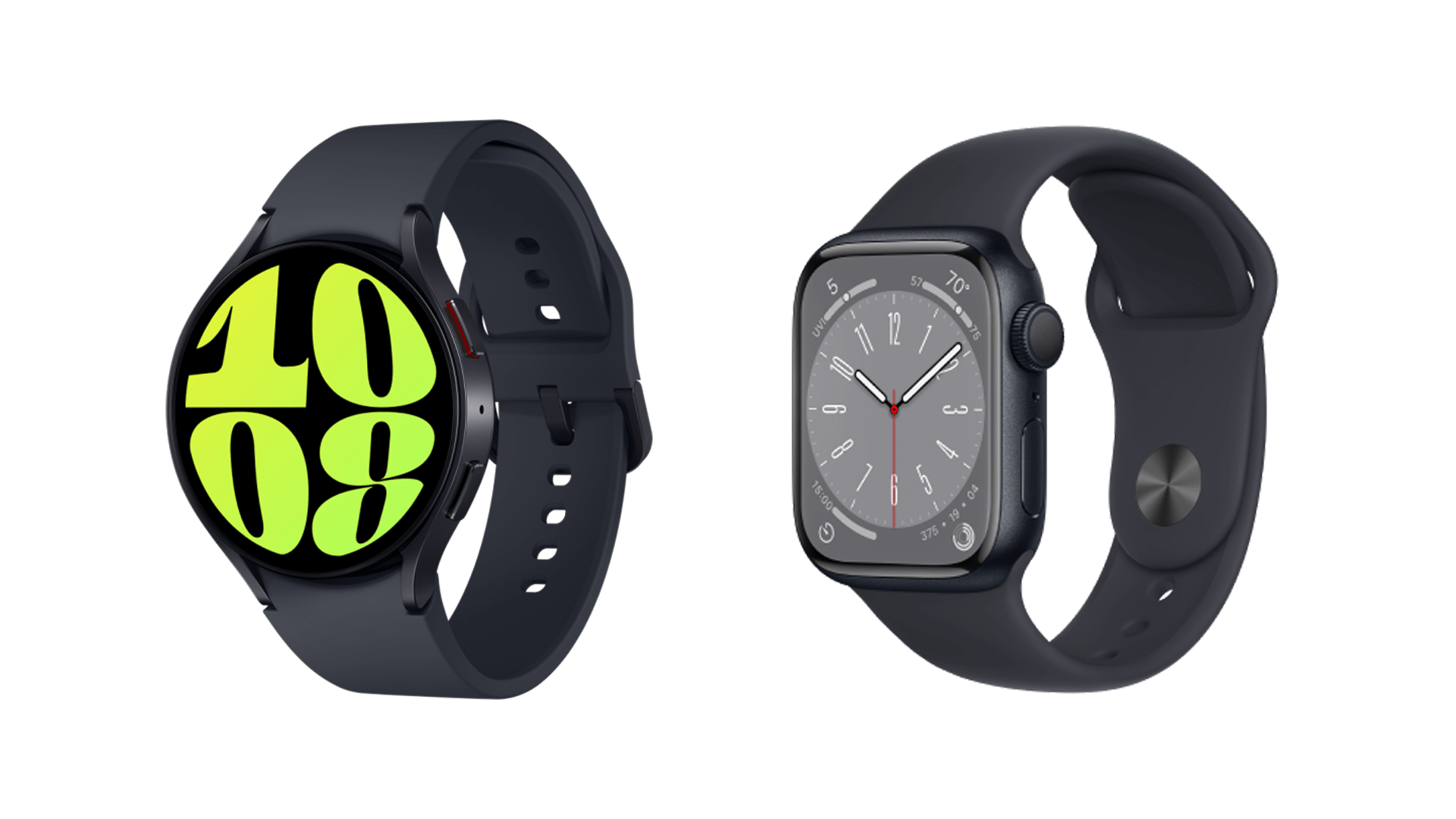 Samsung Galaxy Watch 6 contre Apple Watch Series 8